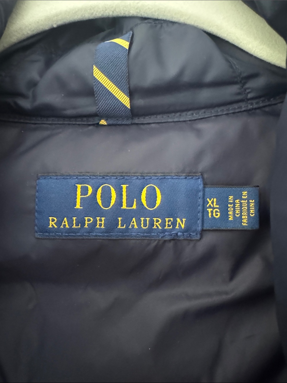 Polo by Ralph Lauren Navy Puffer Vest with Red Pony - Picture 2 of 3
